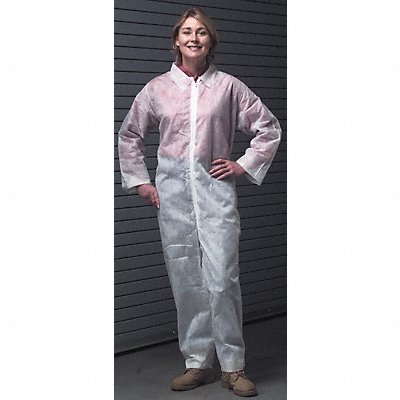 Collared Coveralls White XL Straight MPN:55802XGRA