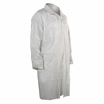 Lab Coat White Snaps S PK25 MPN:3302EWSS