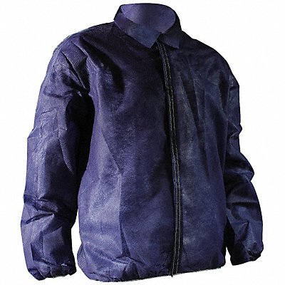 Lab Jacket Blue Hook-and-Loop M PK50 MPN:6512EBHLM