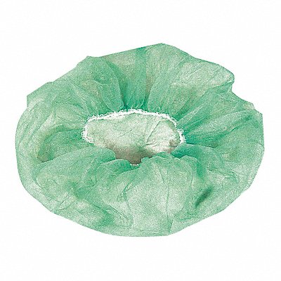 Bouffant Cap Green 21 in dia PK100 MPN:BI4BGRM