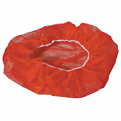 Bouffant Cap Red 21 in dia PK1000 MPN:BI4HSRD