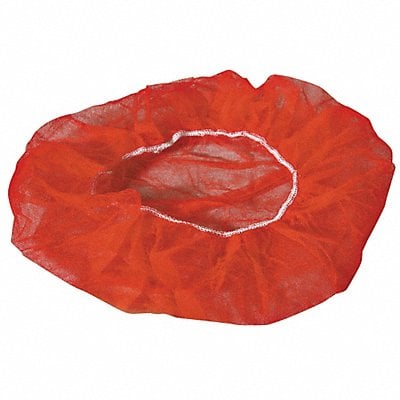 H2306 Bouffant Cap PP 24 in Red PK1000 MPN:BIX4HSRD