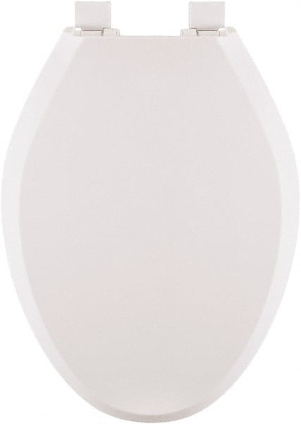 18.6 Inch Long, 1-3/4 Inch Inside Width, Polypropylene, Elongated, Closed Front with Cover, Toilet Seat MPN:3800SC-001