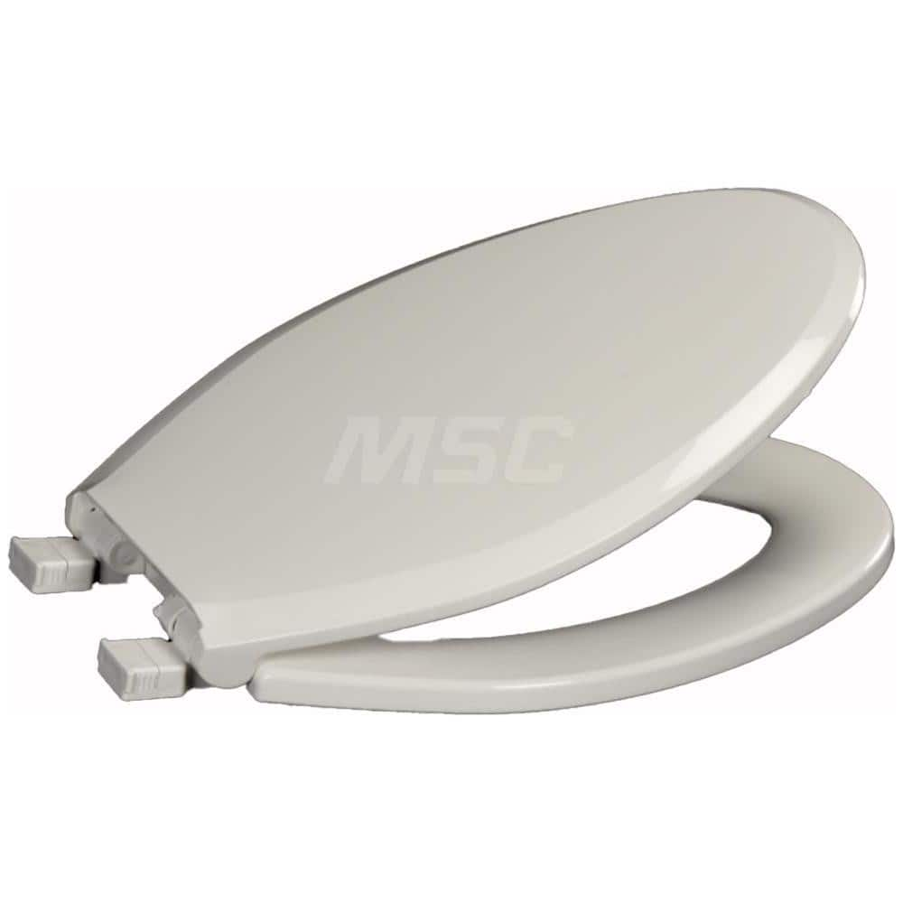 Toilet Seats, Type: Closed Front w/ Cover and Slow Close , Style: Elongated , Material: Plastic , Color: White , Outside Width: 14-1/2 (Inch) MPN:DS3800SCLC-001