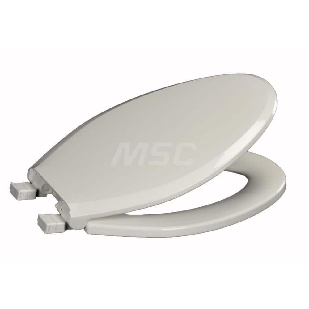 Toilet Seats, Type: Open Front w/ Cover , Style: Elongated , Material: Plastic , Color: Biscuit , Outside Width: 14-1/2 (Inch) MPN:DS3800SCLC-416