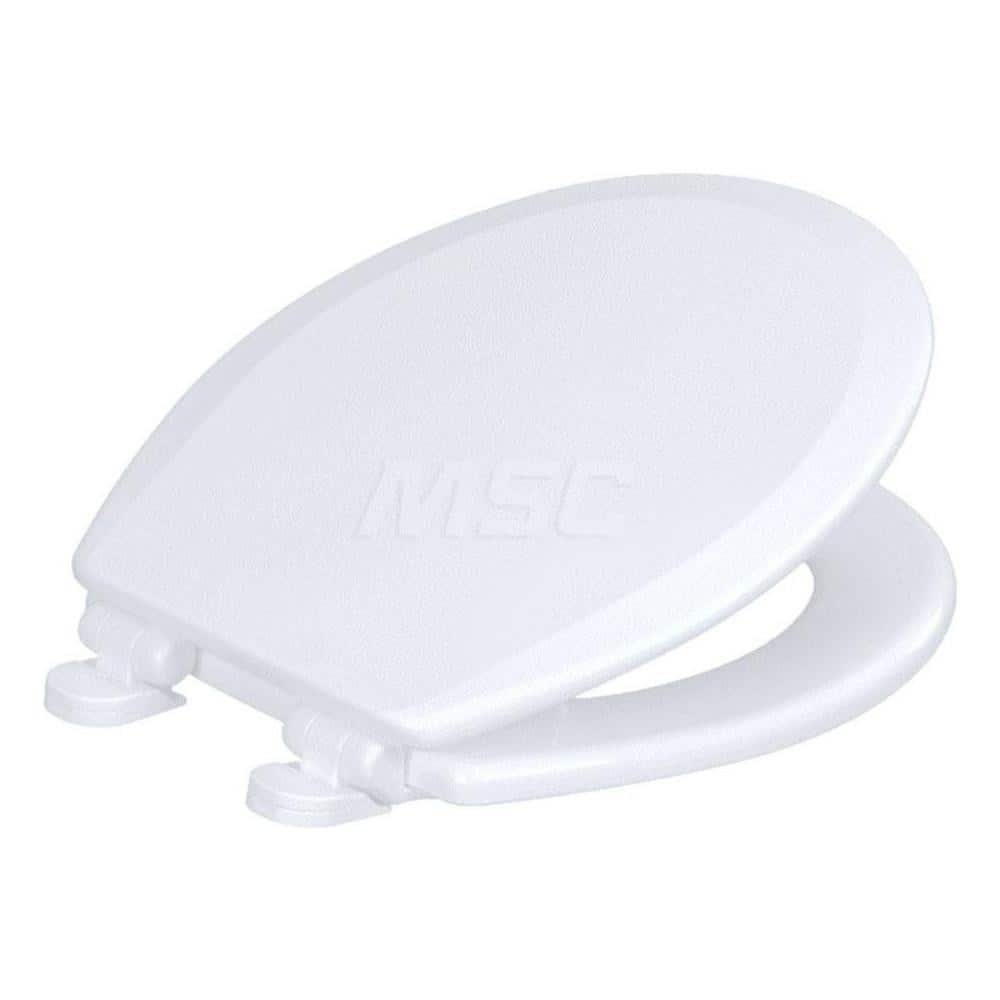 Toilet Seats, Type: Open Front w/ Cover , Style: Round , Material: Plastic , Color: Crane White , Outside Width: 14-3/8 (Inch) MPN:DS700SC-301