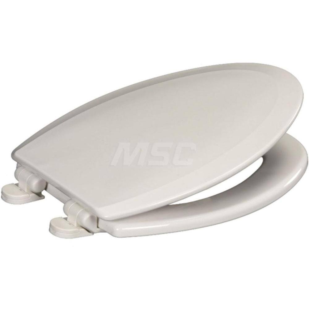 Toilet Seats, Type: Closed Front w/ Cover and Slow Close , Style: Slow Close , Material: Plastic , Color: White , Outside Width: 14-1/2 (Inch) MPN:DS950SCCT-001