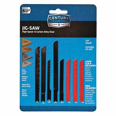 Jig Saw Blade Set 8Pc MPN:06908