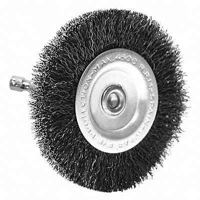 Crimped Radial Wire Brush 4 in Coarse MPN:76441