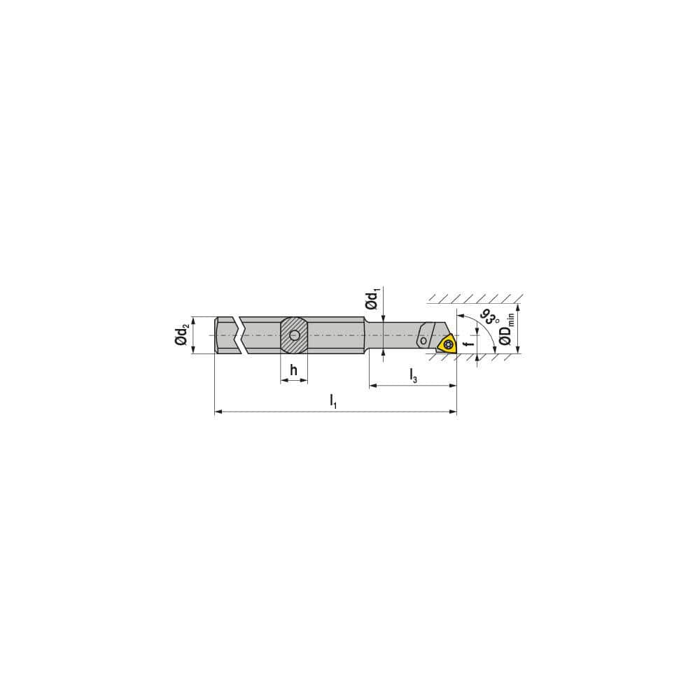 Indexable Boring Bars, Minimum Bore Diameter (mm): 7.80 , Maximum Bore Depth (mm): 56.00 , Toolholder Style: SWUCL , Tool Material: Solid Carbide  MPN:70743999