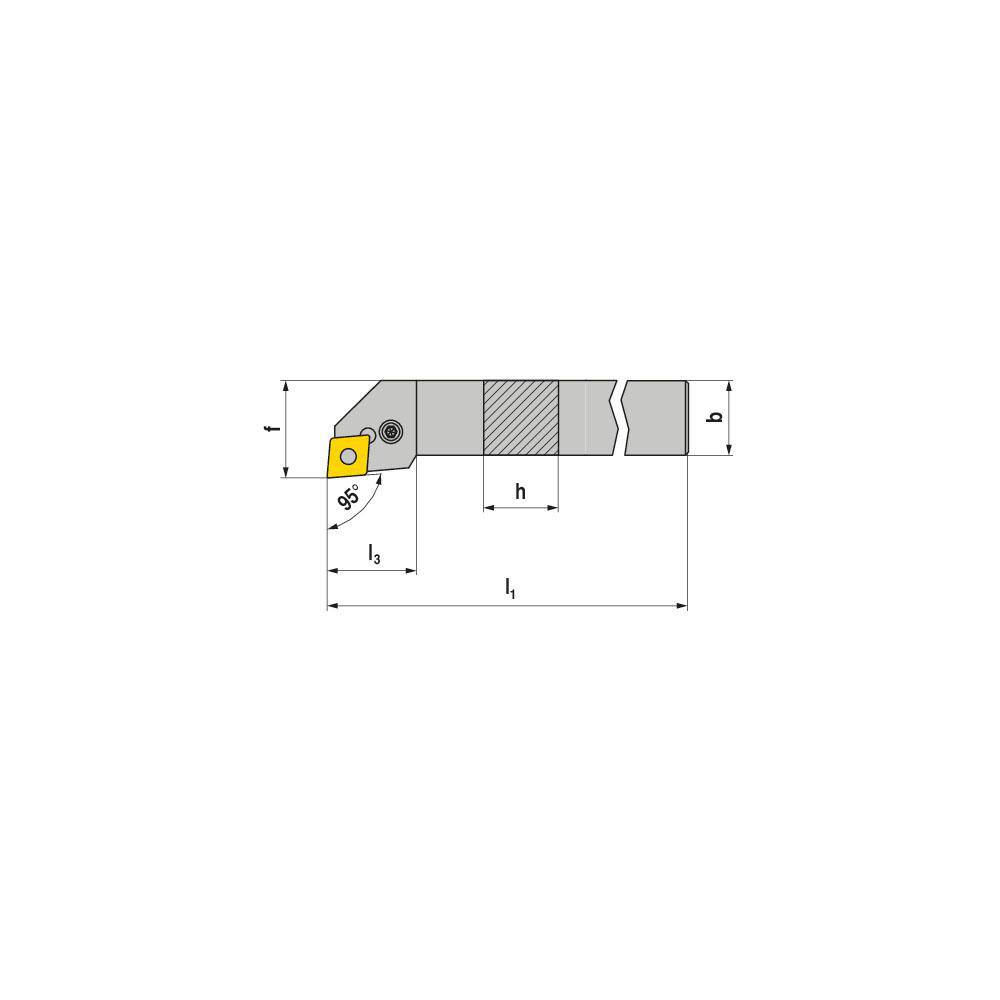 Indexable Turning Toolholders, Toolholder Style: PCLNR , Lead Angle: 95.000 , Insert Holding Method: Lever , Shank Width (mm): 16.00  MPN:70508016