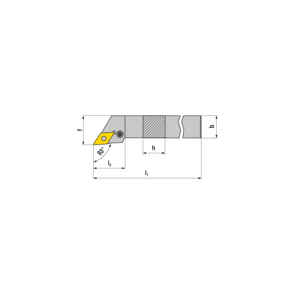 Indexable Turning Toolholders, Toolholder Style: PDJNR , Lead Angle: 93.000 , Insert Holding Method: Lever , Shank Width (mm): 32.00  MPN:7054013200