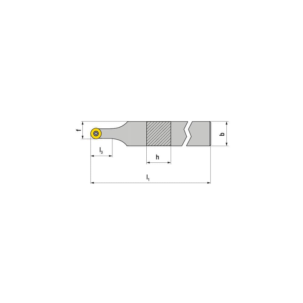 Indexable Turning Toolholders, Toolholder Style: SRDCN , Lead Angle: 0.000 , Insert Holding Method: Screw , Shank Width (mm): 20.00 , Shank Height (mm): 20.00  MPN:70708120