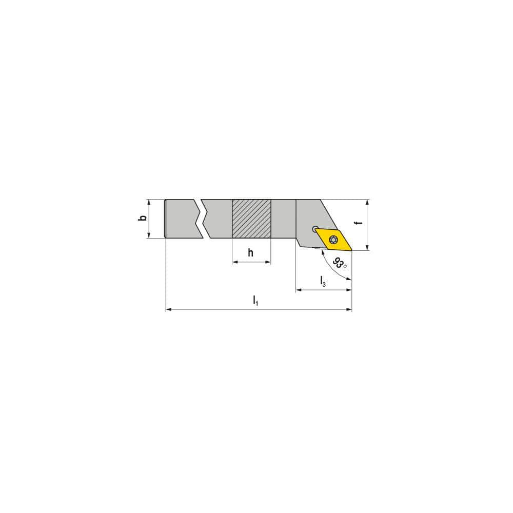 Indexable Turning Toolholders, Toolholder Style: SDJCL , Lead Angle: 93.000 , Insert Holding Method: Screw , Shank Width (Inch): 1 , Shank Height (Inch): 1  MPN:7855501643