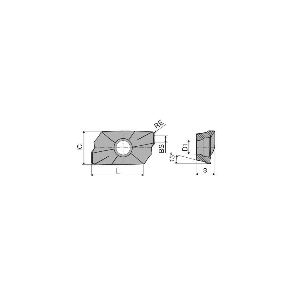 Milling Insert: XDKT 11T332ER-F40 CTC5240, CTC5240, Solid Carbide MPN:50463532