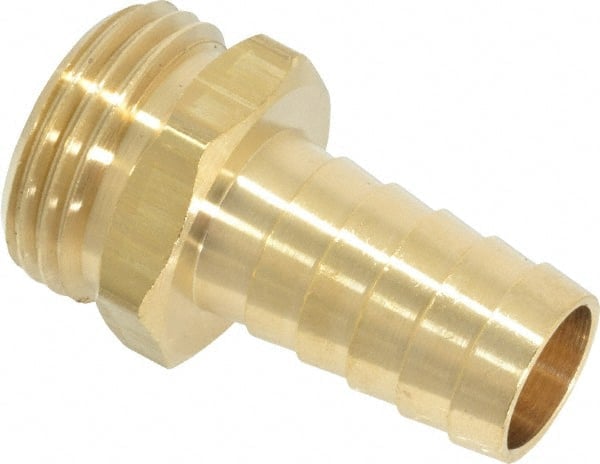 Garden Hose Fitting: Standard Shank Male, 3/4