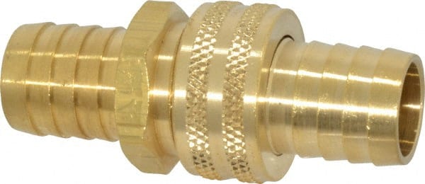 Garden Hose Fitting: Standard Shank Male/Female Set, 3/4