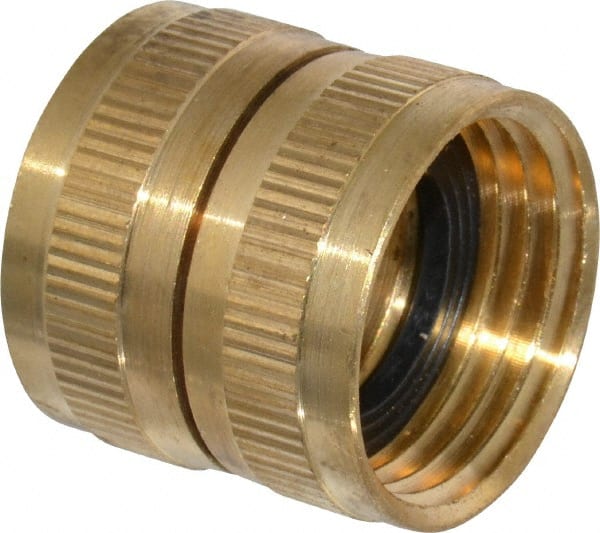 Garden Hose Fitting: Female Hose to Female Hose Swivel, 3/4