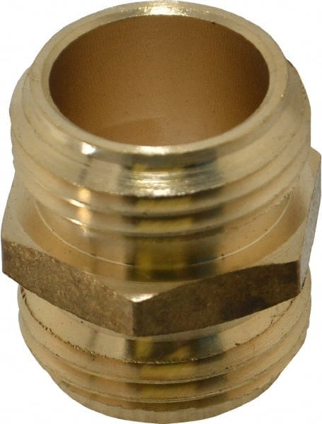 Garden Hose Fitting: Male Hose to Male Hose, 3/4