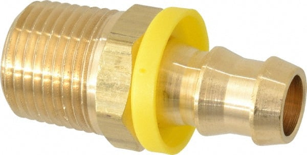 Barbed Push-On Hose Male Connector: 1/2