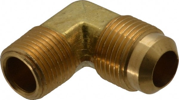 Brass Flared Tube Male Elbow: 1/2