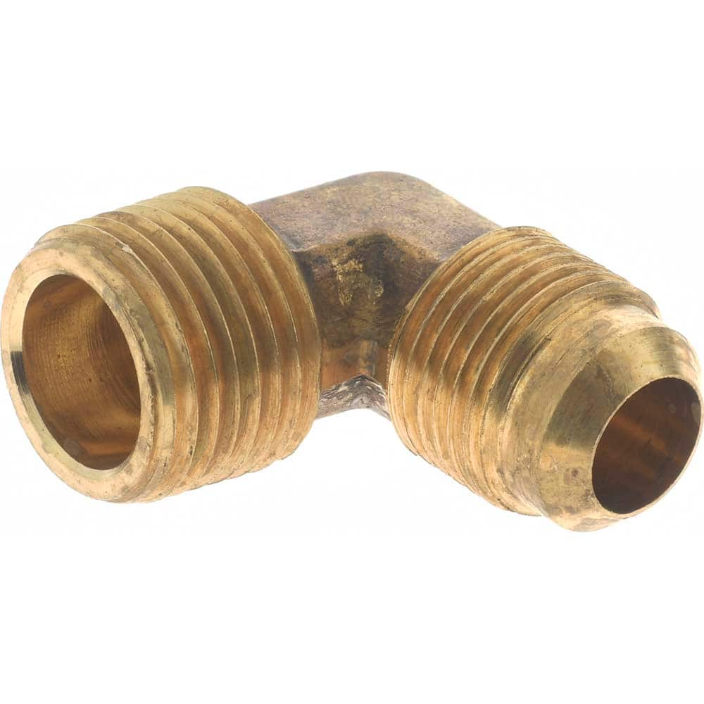 Brass Flared Tube Male Elbow: 1/2