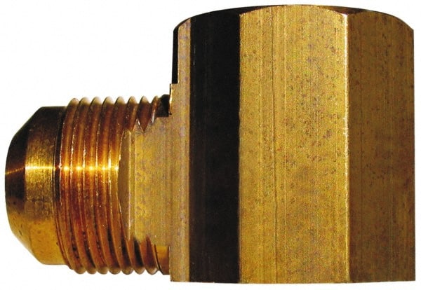 Brass Flared Tube Female Elbow: 5/8