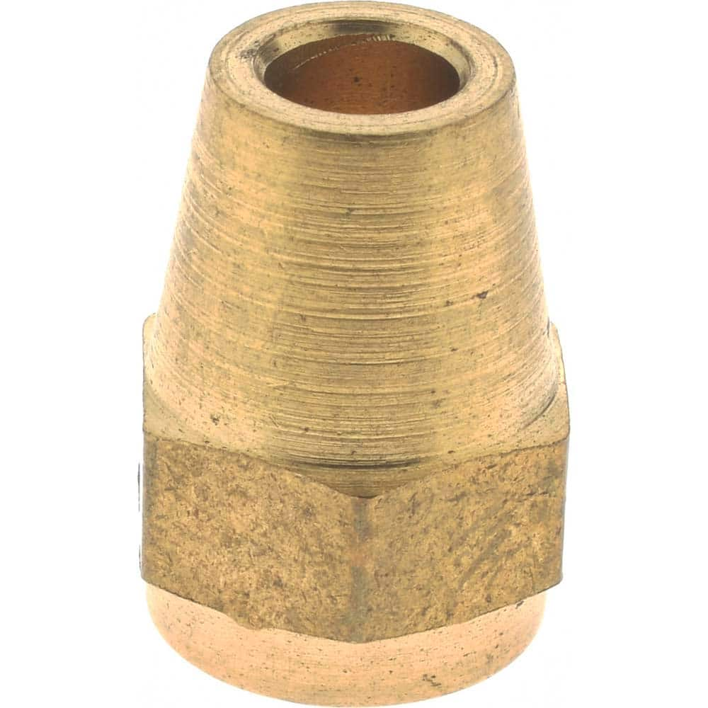 Brass Flared Tube Short Nut: 3/16