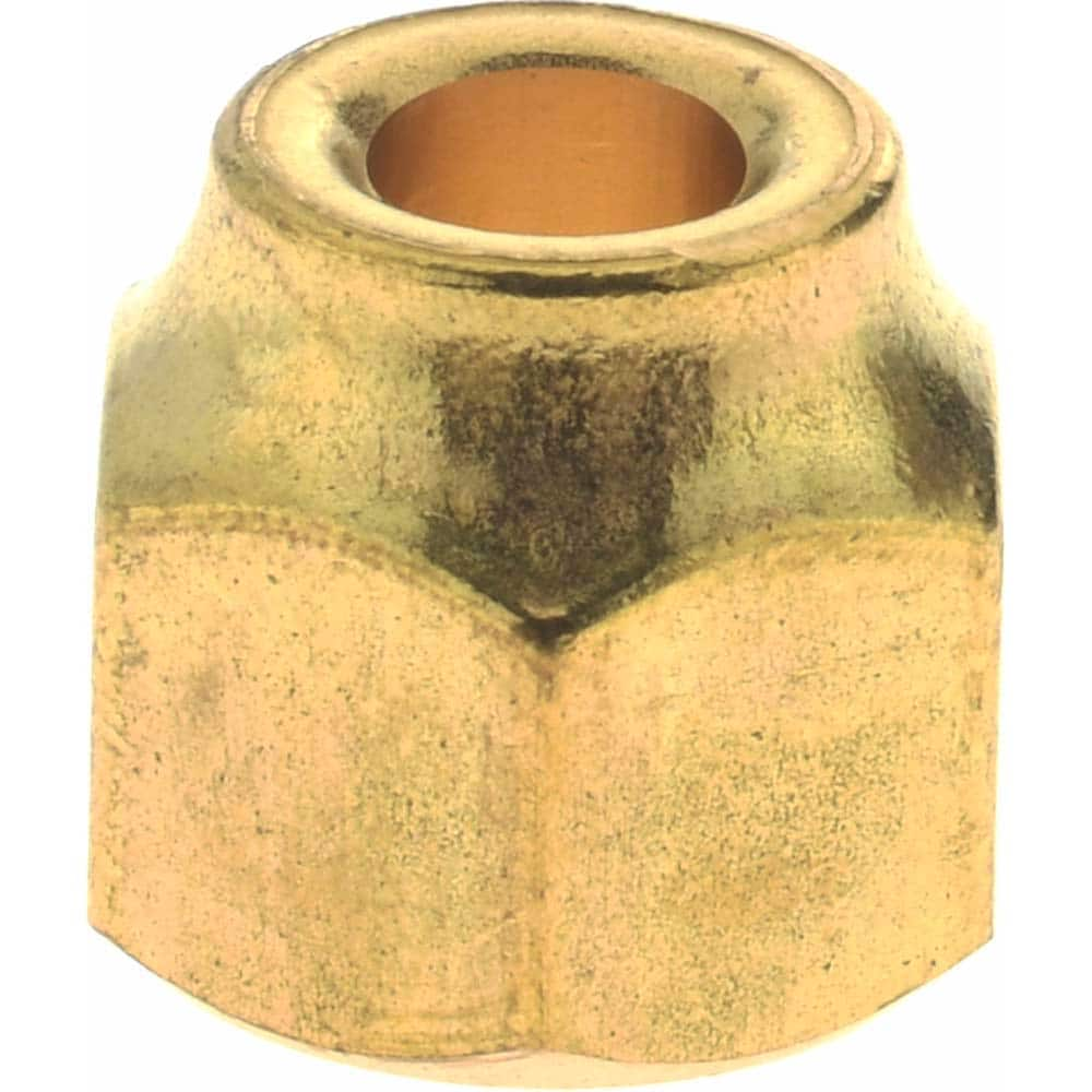 Brass Flared Tube Refrigeration Nut: 1/4