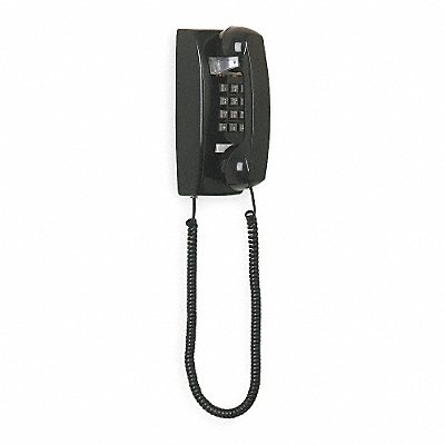 Standard Wall Phone Black MPN:2554W NOMW (BK)