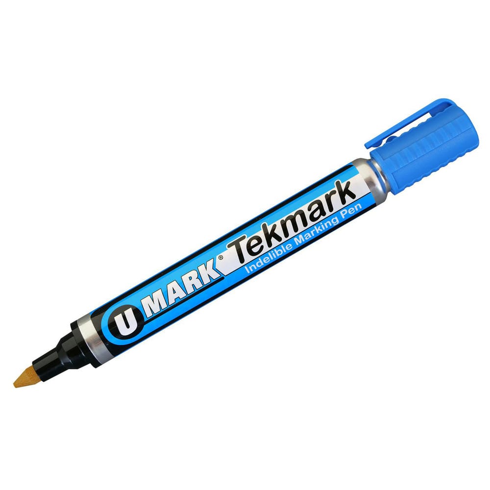 Markers & Paintsticks, Marker Type: Ink Marker, Tip Shape: Point, Color: Blue, Ink Type: Oil Base, Tip Type: Fine Point, For Use On: Wood, Glass MPN:10903