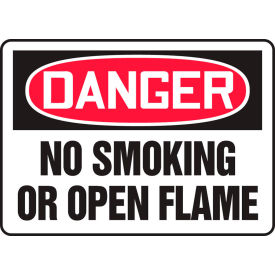 Accuform MSMK050VP Danger Sign No Smoking Or Open Flame 14