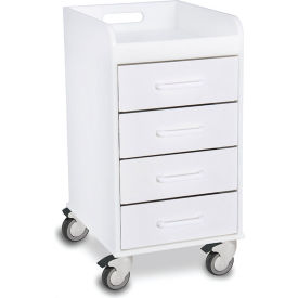 TrippNT Compact Cart w/ Gray Drawers 14-3/8