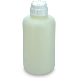 Vacuum Bottle Narrow Mouth Heavy Duty HDPE Bottle 2 Liters (0.5 Gallons) 2/Pack 7092000