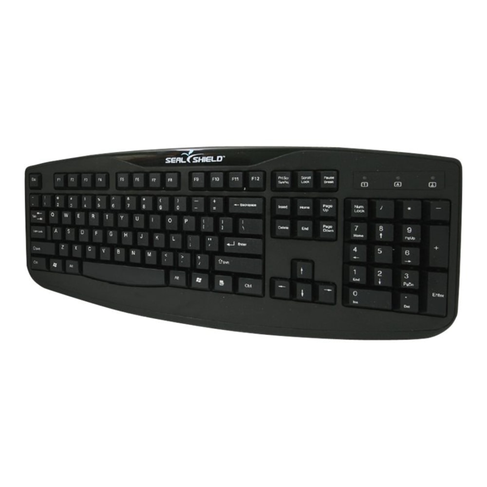 Seal Shield Silver Storm - Keyboard - washable - USB - black (Min Order Qty 2) MPN:78004490