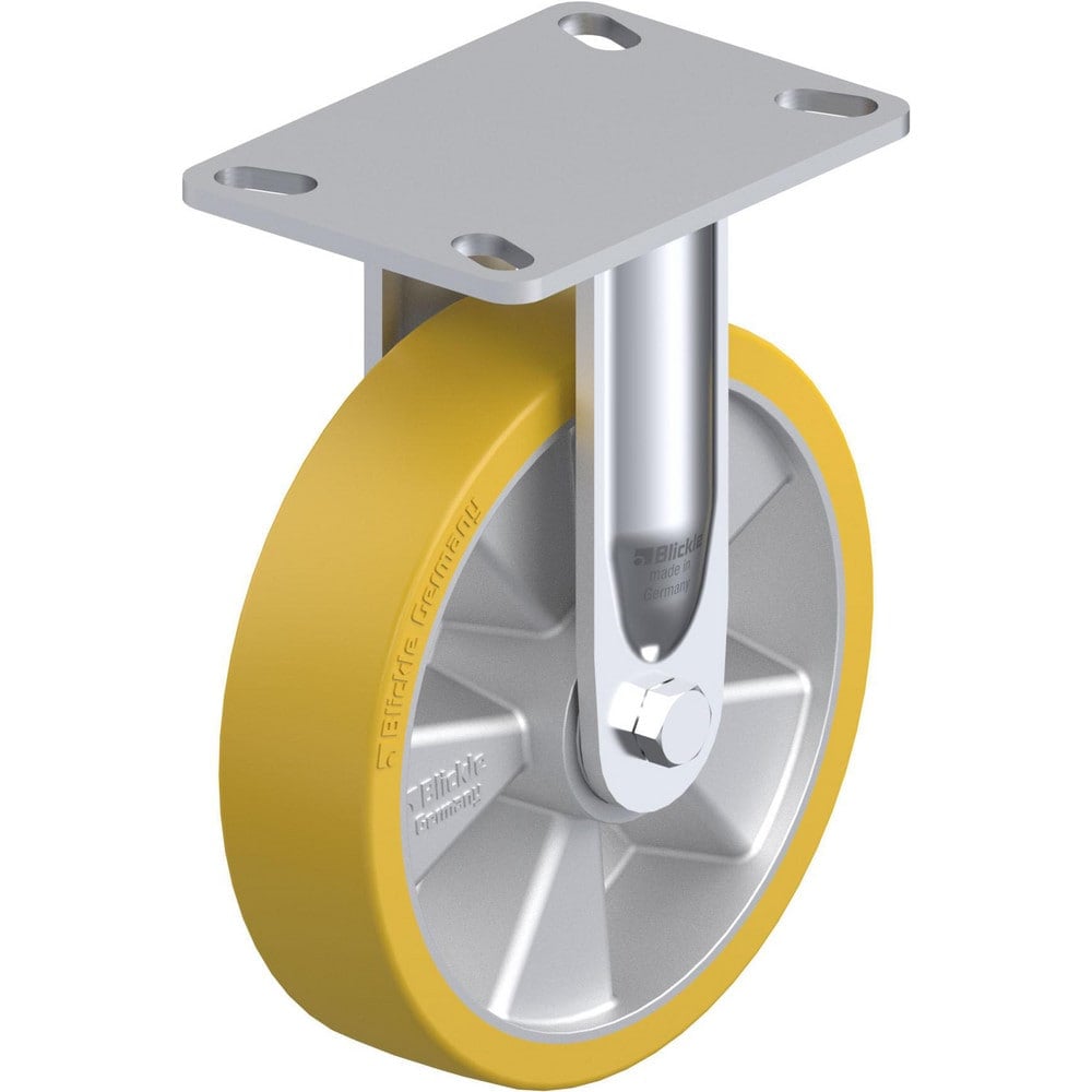 Top Plate Casters, Mount Type: Plate , Number of Wheels: 1.000 , Wheel Diameter (Inch): 8 , Wheel Material: Synthetic , Wheel Width (Inch): 2  MPN:910094