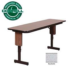 Correll Folding Seminar Table - Adjustable Height - 18