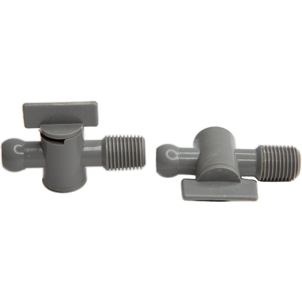 Coolant Hose Valves, Hose Inside Diameter (Inch): 1/4 , System Size: 0.25in , Connection Type: Male Snap-Loc x Male , Body Material: POM , Thread Size: 1/4in  MPN:8525-339