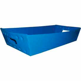 Corrugated Plastic Nested Tray 24x12x4-1/2 Blue (Min. Purchase Qty 180+) - Pkg Qty 180 5574-Blu-180