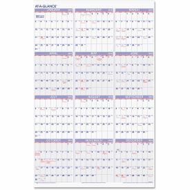 AT-A-GLANCE® Yearly Wall Calendar 24 x 36 Jan to Dec 2025 PM1228