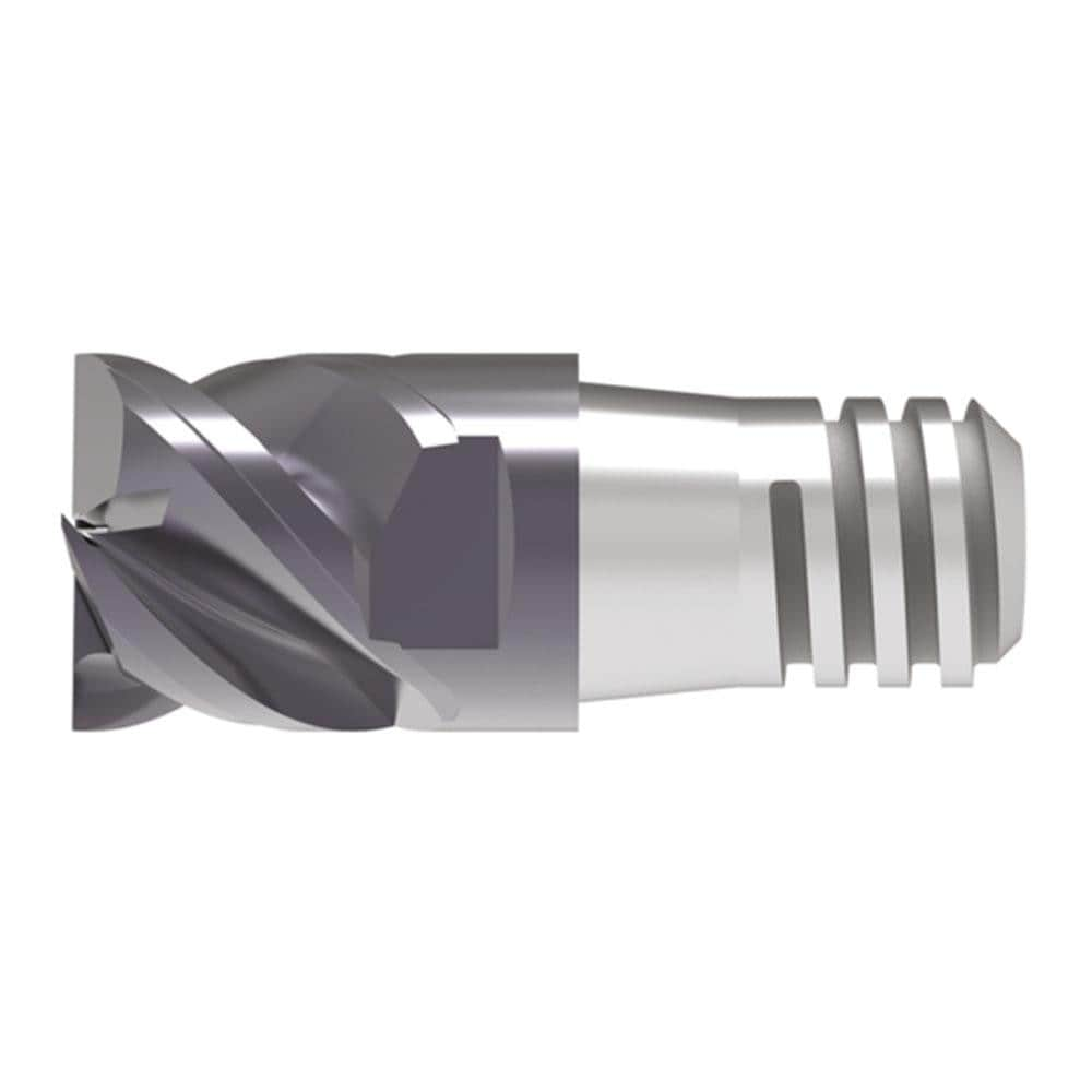 Corner Radius & Corner Chamfer End Mill Heads, Mill Diameter (mm): 19.70 , Length of Cut (mm): 15.0000 , Number Of Flutes: 4 , Overall Length (mm): 42.2000  MPN:5287119700