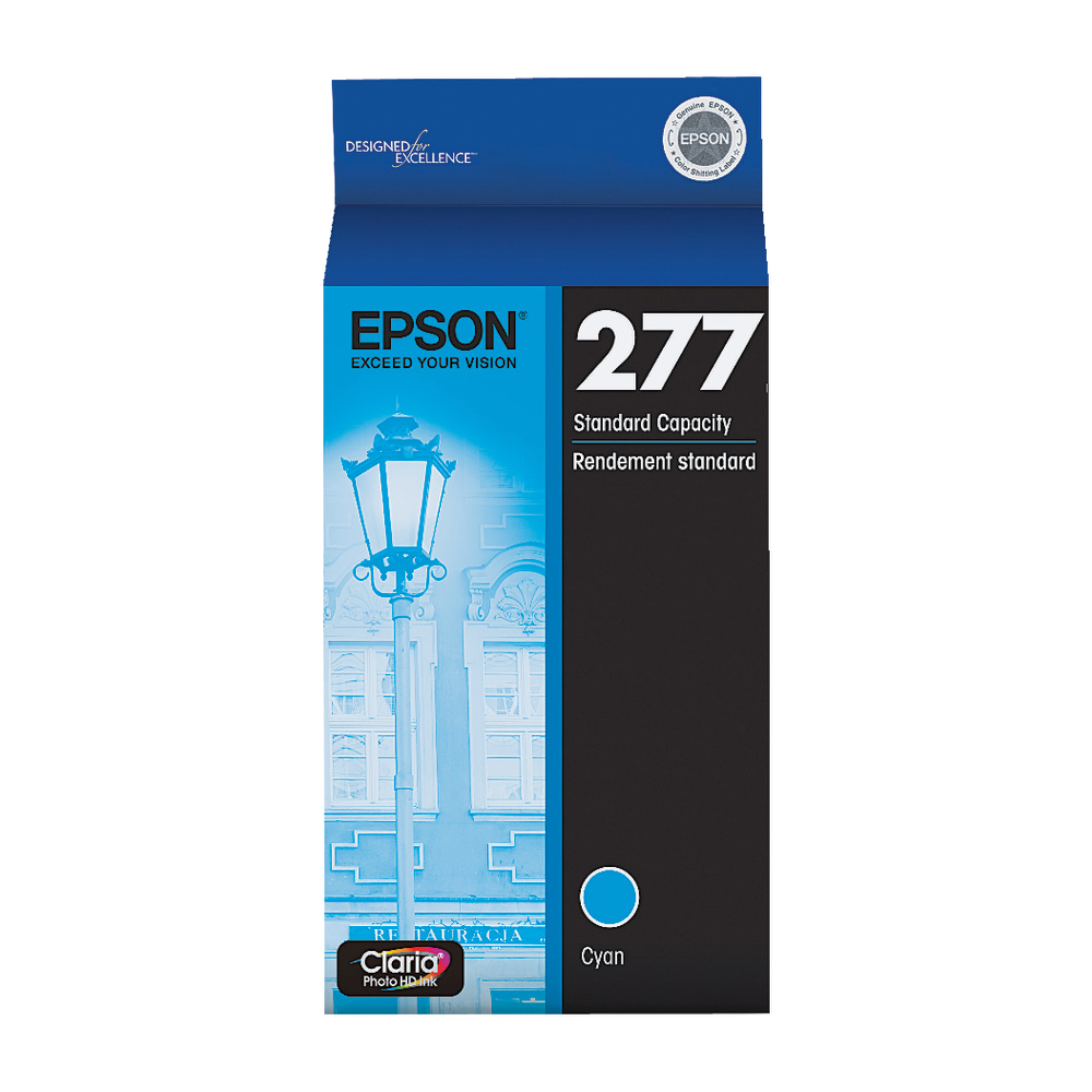 Epson 277 Claria Cyan Ink Cartridge, T277220 (Min Order Qty 5) MPN:T277220S