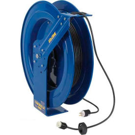 Coxreels EZ-PC24L-0016 Safety Series Spring Rewind Power Cord Reel 100' Cord Capacity 12 AWG EZ-PC24L-0016