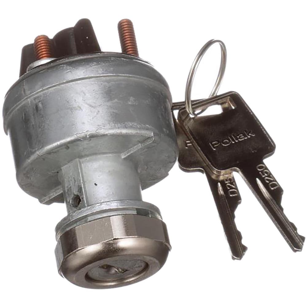 Automotive Switches, Switch Type: Ignition Switch-12v , Number Of Connections: 4 , Contact Form: 10-32 Stud , Sequence: Off-On/ACC-Start , Amperage: 30  MPN:31-245P