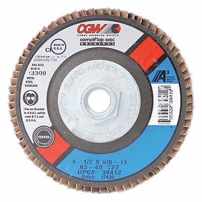 Flap Disc 4.5x7/8 T29 A3 XL 60G MPN:39464