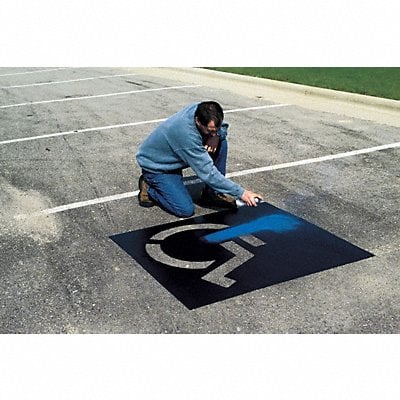 Parking Lot Stencil Kit Plastic MPN:12460