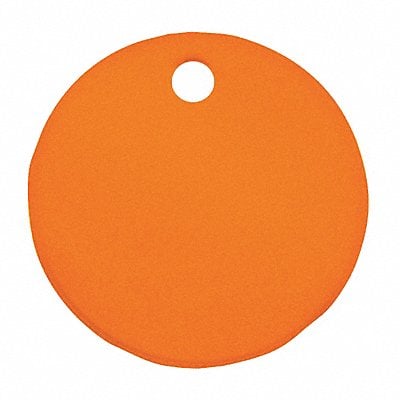 Blank Tag Alum 2in H 2in W Orange PK5 MPN:43014