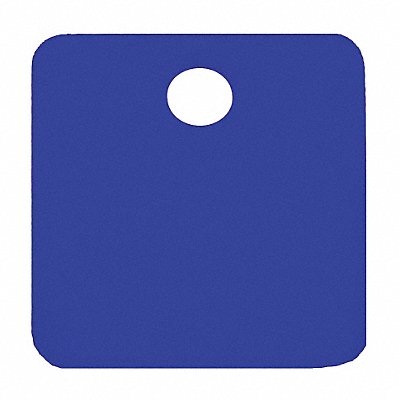 Blank Tag Aluminum 1in H 1in W Blue PK5 MPN:43021