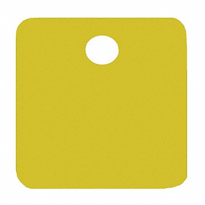 Blank Tag Aluminum 1in H 1in W Gold PK5 MPN:43022