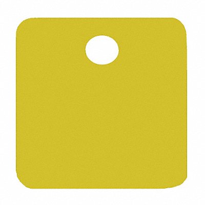 Blank Tag Aluminum 2in H 2in W Gold PK5 MPN:43032